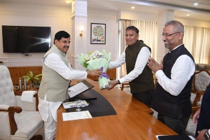 मुख्यमंत्री डॉ. यादव से ग्रीनको ग्रुप के कार्यकारी निदेशक श्री बंडारू ने की भेंट