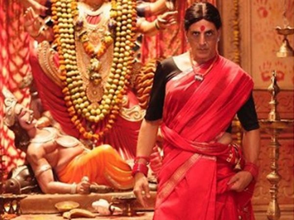 पिंक साड़ी में लक्ष्मी के किरदार में दिखे अक्षय कुमार