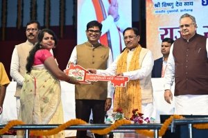 मुख्यमंत्री  विष्णु देव साय ने हाउसिंग बोर्ड की 2060 करोड़ की लागत वाली आवासीय परियोजनाओं का किया शुभारंभ