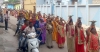 भगत चौक से देवी दाई मंदिर तक निकली भव्य कलश यात्रा