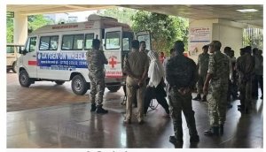 मेकाज से रायपुर रेफर हुए सीएसपी जगदलपुर, देर रात अस्पताल पहुंचे पुलिस अधीक्षक
