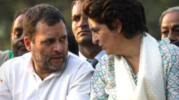 तिहाड़ में चिदंबरम से मिले राहुल और प्रियंका
