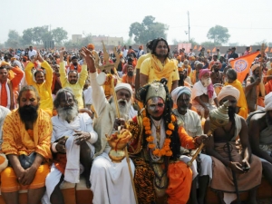 विहिप उपाध्यक्ष ने धर्म सभा में कहा- बंटवारा नहीं, मंदिर के लिए पूरी जमीन चाहिए