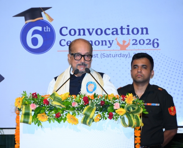 युवा ज्ञान, नवाचार और नैतिक मूल्यों से करें राष्ट्र निर्माण-*राज्यपाल श्री रमेन डेका