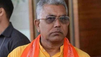 केंद्र के सामने केवल हाथ फैला रही बंगाल सरकार : दिलीप घोष