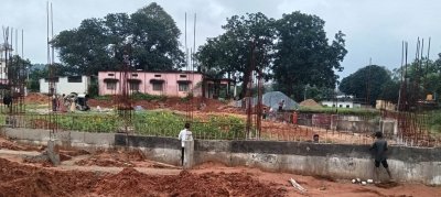 बगीचा में आधुनिक इनडोर बैडमिंटन स्टेडियम का निर्माण प्रारंभ बगीचा में