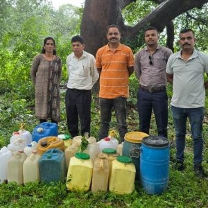 गरियाबंद जिले में आबकारी विभाग की बड़ी कार्यवाही