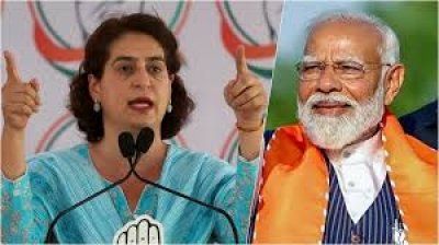 प्रियंका गांधी वाड्रा का मोदी सरकार पर हमला